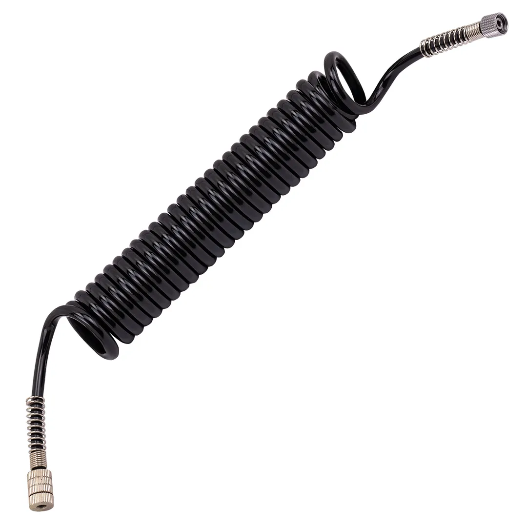 Шланг витой полиуретановый для аэрографа с резьбовыми наконечниками 1/8'', Fx1/8'', F, 3м Forsage F-AP-1804