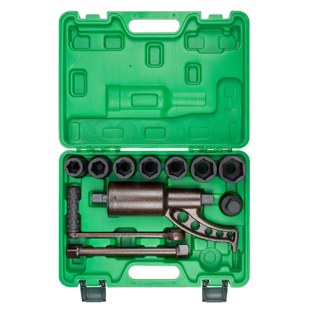 Гайковерт ручной с редуктором 1'', головки 24-41 мм, и адаптер 1'', L270 мм, передаточное число 1:58, 4800 Н/м RockForce RF-34122136 HS