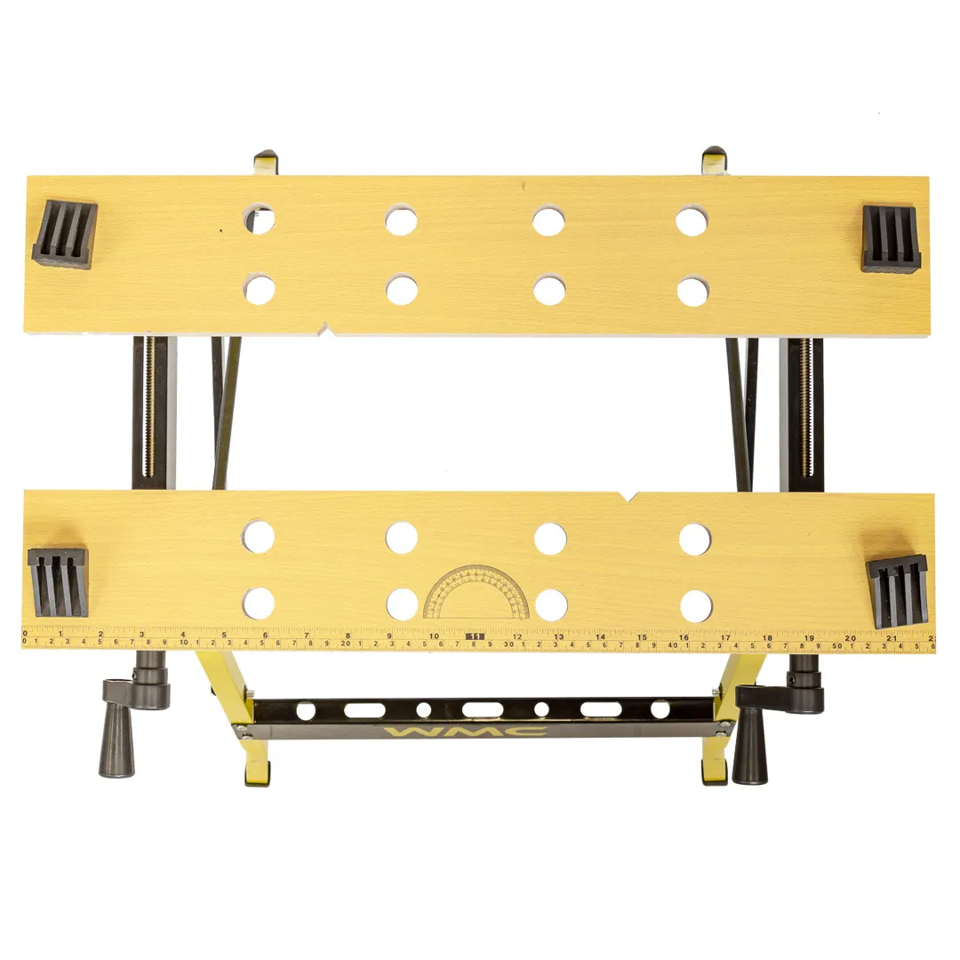 Верстак столярный металлический с разводной столешницей 950x560x165 мм, до 100 кг WMC TOOLS WMC-TG6101045