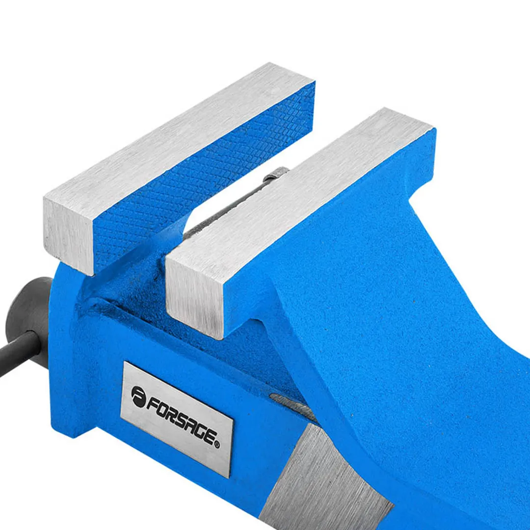 Тиски стальные с наковальней 80 мм Forsage F-6540703