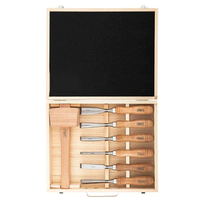 Набор фигурных стамесок 7 пр Scheppach Sch-25700