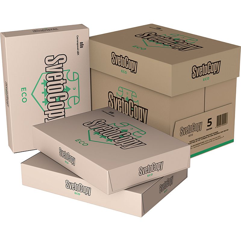 Бумага "SvetoCopy ECO", А4, 500 листов, 80 г/м2