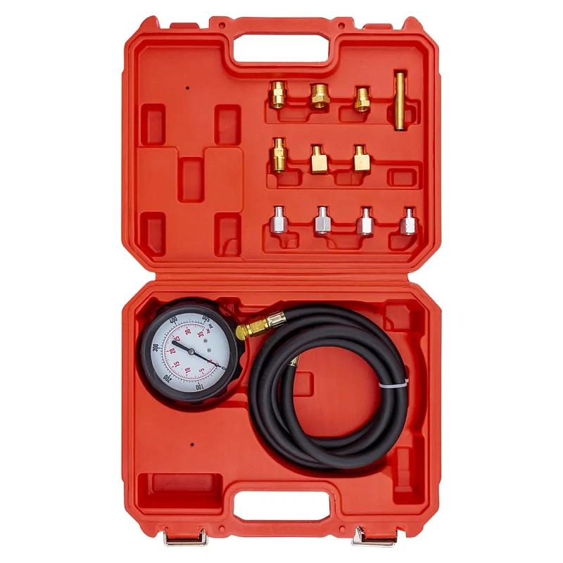 Тестер давления масла в комплекте с резьбовыми адаптерами переходниками 12 пр Forsage F-912G02