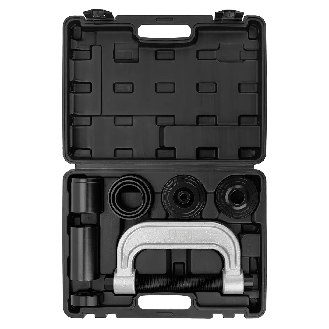 Набор инструментов для снятия и установки шаровых опор, подшипников, сайлентблоков 10 пр Scheppach Sch-909T2