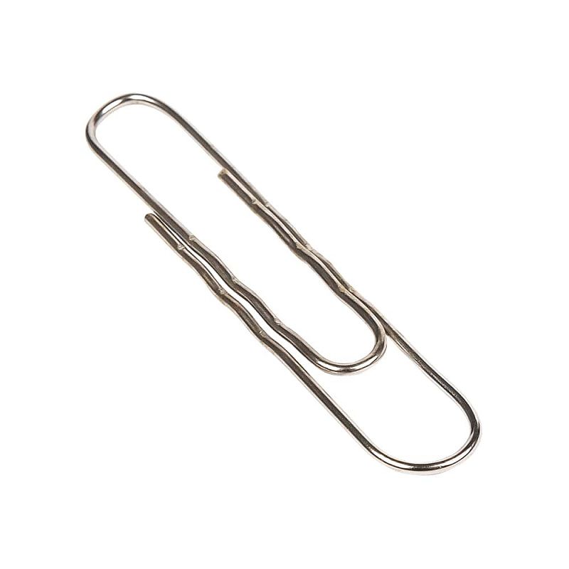 Скрепки гофрированные Maped, 50 мм, 100 шт, серебристый