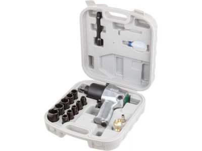 Пневмогайковерт 1/2''580 Нм AIW-610 с лубрикатором и головками ECO AIW-610