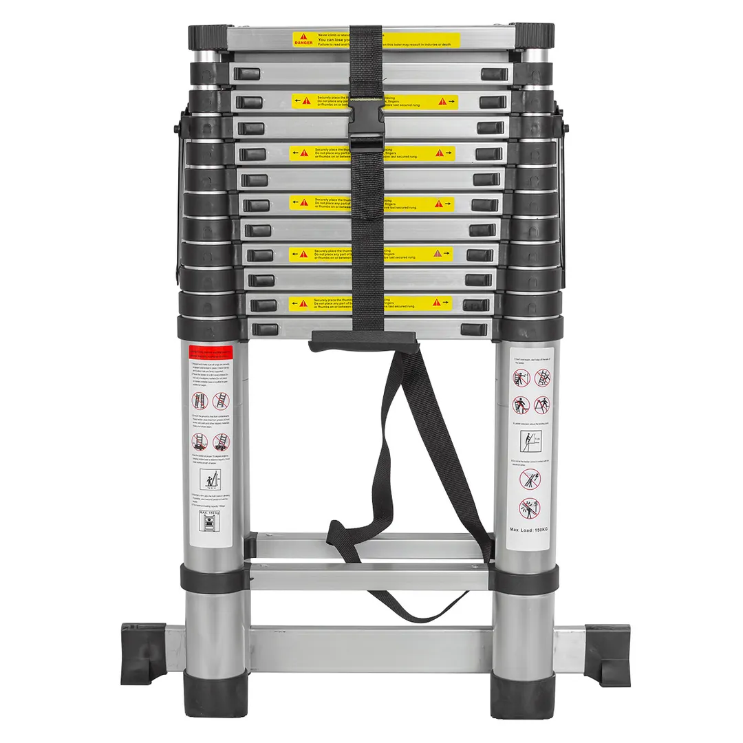 Стремянка телескопическая алюм. бытовая 3.8 м, 13+13 ступ. Forsage F-UP380-2