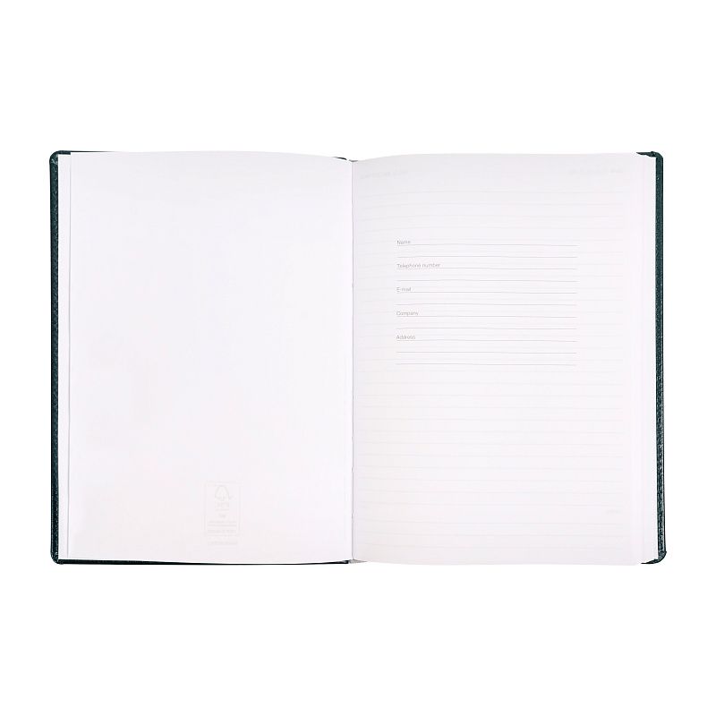 Ежедневник недатированный "Pelle Siena", А5, 272 страницы, зеленый