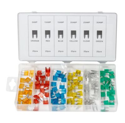 Предохранители флажковые, 120 пр. 5А, 10А, 15А, 20А, 25А, 30А Forsage F-791