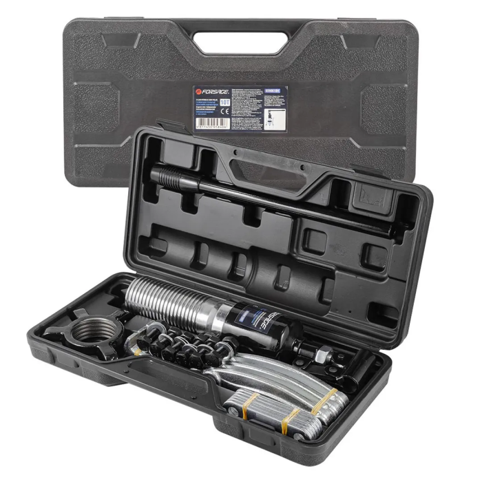 Съемник двух-трехлапый переставной гидравлический 10 т, Øзахвата 50-250 мм, глубина захвата 170 мм Forsage F-6590610H