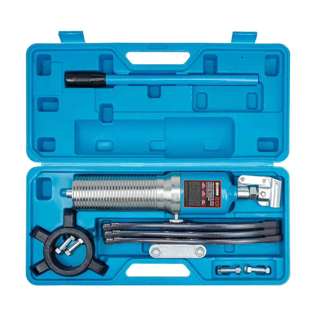 Съемник 2/3-лапый переставной гидравл. 20 т, Øзахвата 100-350 мм, глубина 205 мм, ход штока 70 мм ForceKraft FK-6590620H