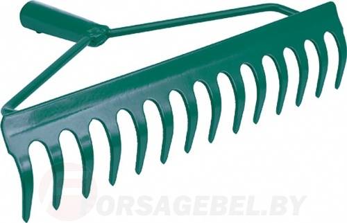 Грабли металлические 360мм 14 зубьев Flo 35755