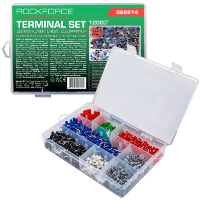 Набор контактных автомобильных клемм 1200 пр RockForce RF-068914