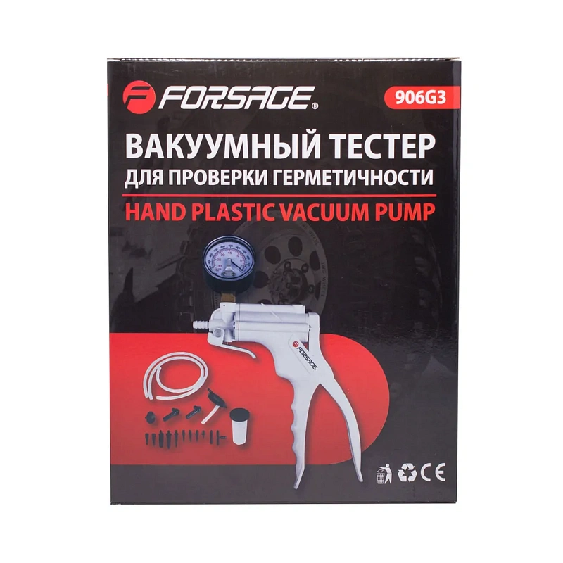 Тестер для проверки герметичности систем, вакуум 1-0 bar Forsage F-906G3