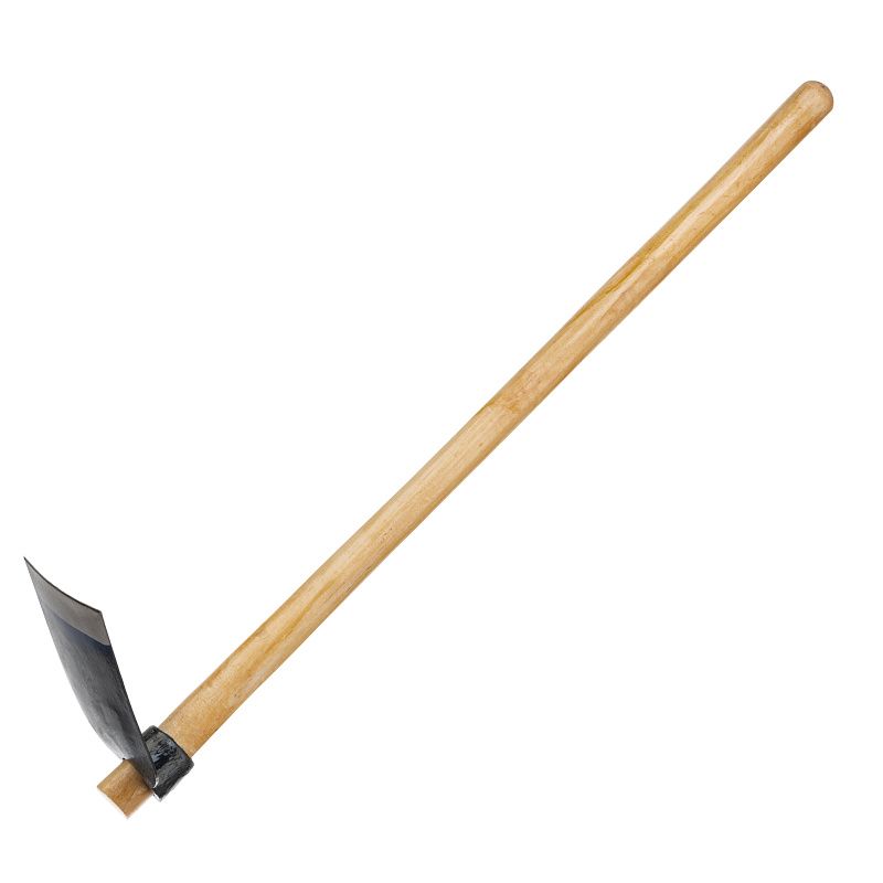 Кетмень, 148 х 243 х 900 мм, цельнокованый, деревянный лакированный черенок, Сибртех 62367