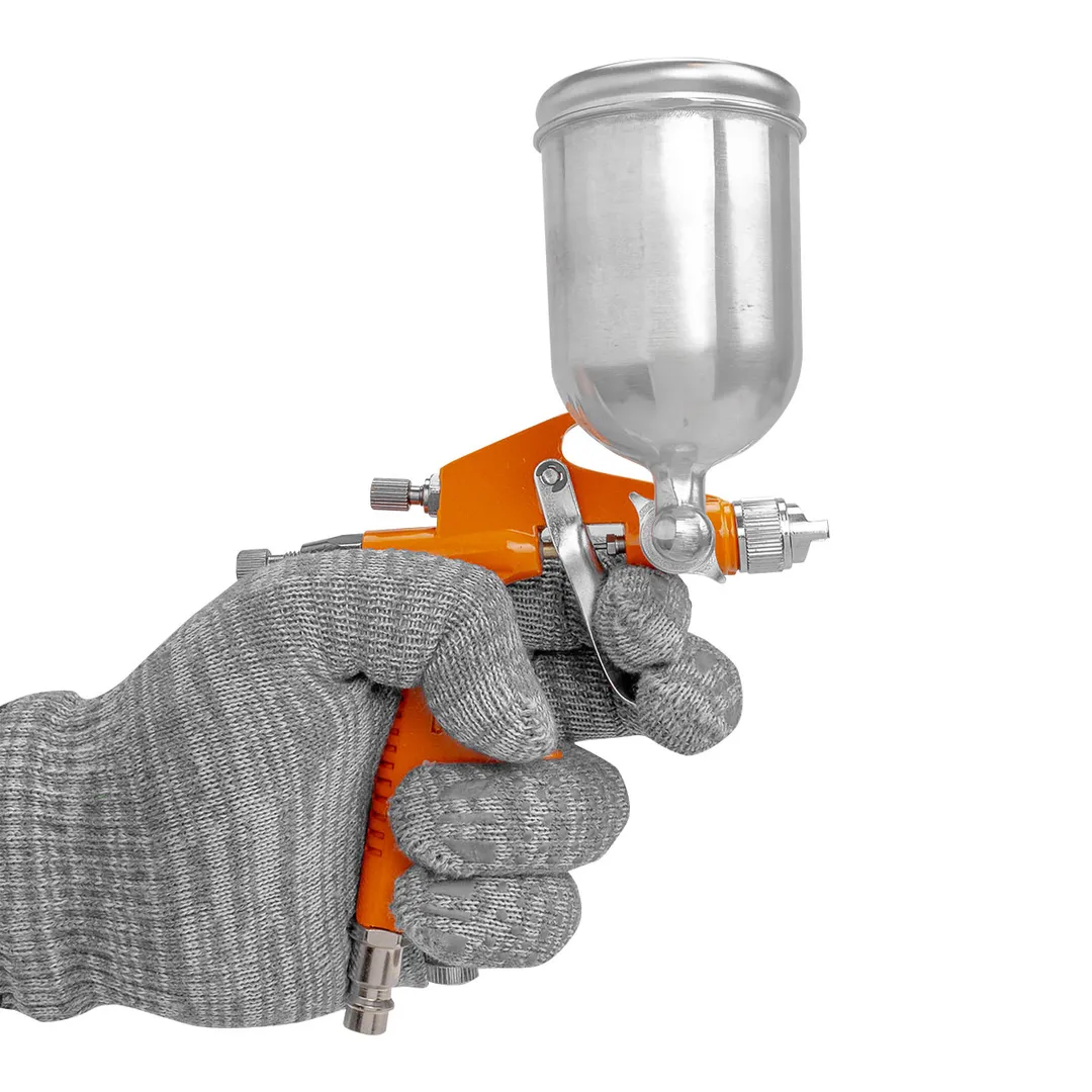 Краскораспылитель мини с боковым метал. бачком 125 мл, 1.0 мм, 2.0 bar, 50-100 л/мин, присоед. резьба 1/4'' Partner PA-F2