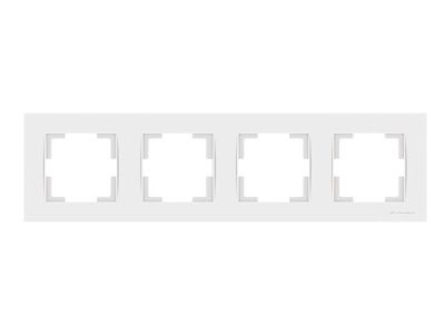 Рамка 4-ая горизонтальная белая, RITA, Mutlusan 22208001401