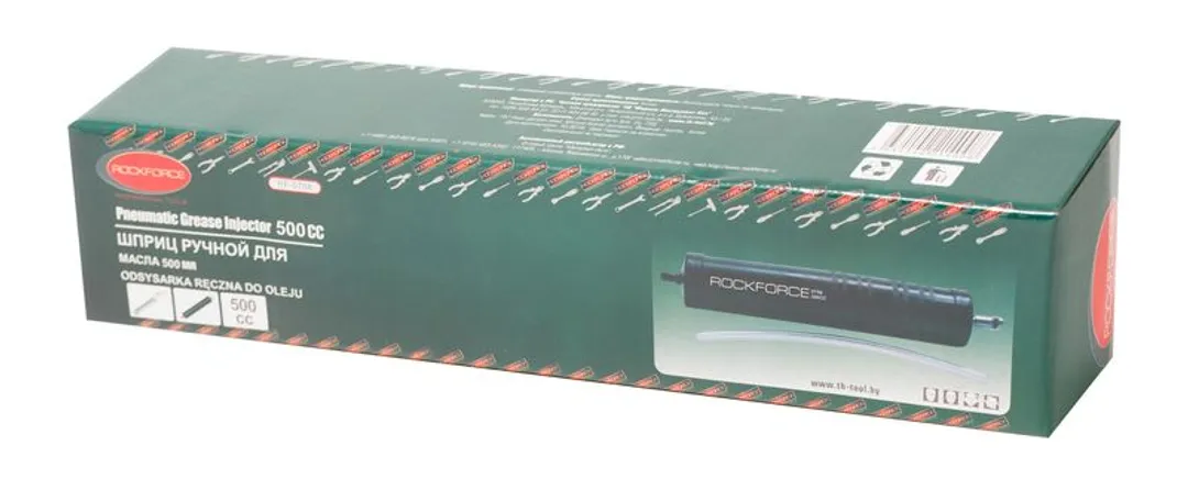 Шприц для масла и других технических жидкостей с гибким шлангом 500 мл RockForce RF-0708