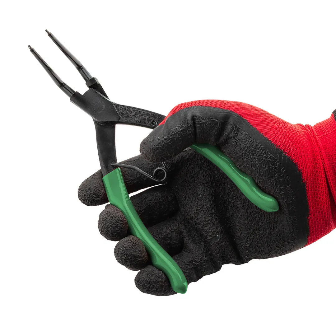 Съемник внутрених стопорных колец изогнутый 90°, глубина-56 мм, для суппортов, RockForce RF-9U0102