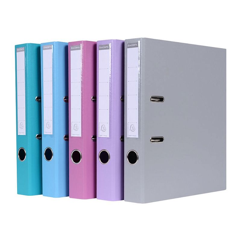 Папка-регистратор "Exacompta", A4, 50 мм, ПВХ, голубой