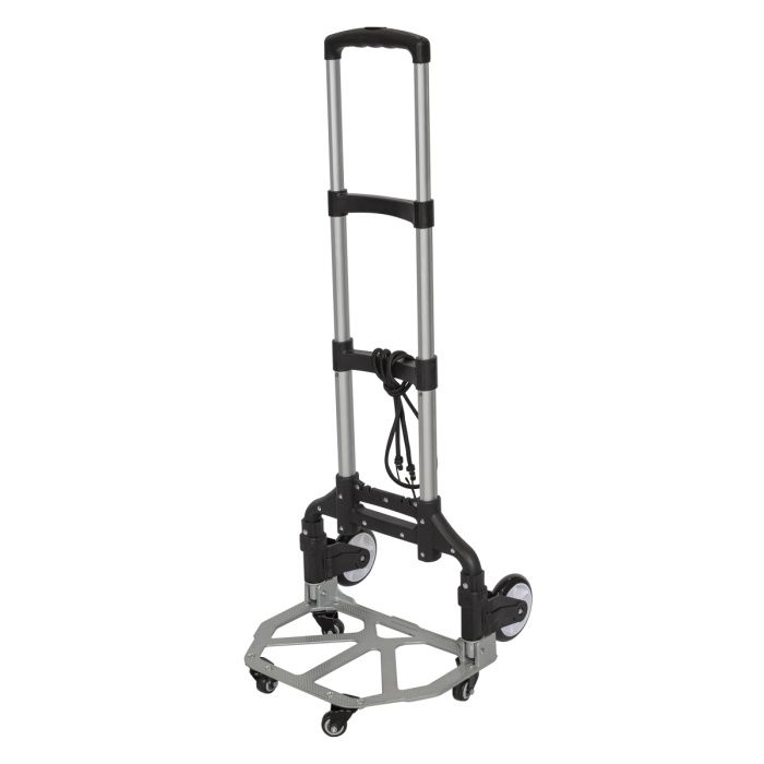 Тележка платформенная складная с телескопической ручкой двухпозиционная, 390х400 мм, г/п 70 кг Forsage F-106-3A