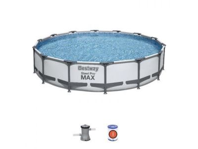 Каркасный бассейн Steel Pro MAX, 427 х 84 см, комплект, BESTWAY 56595