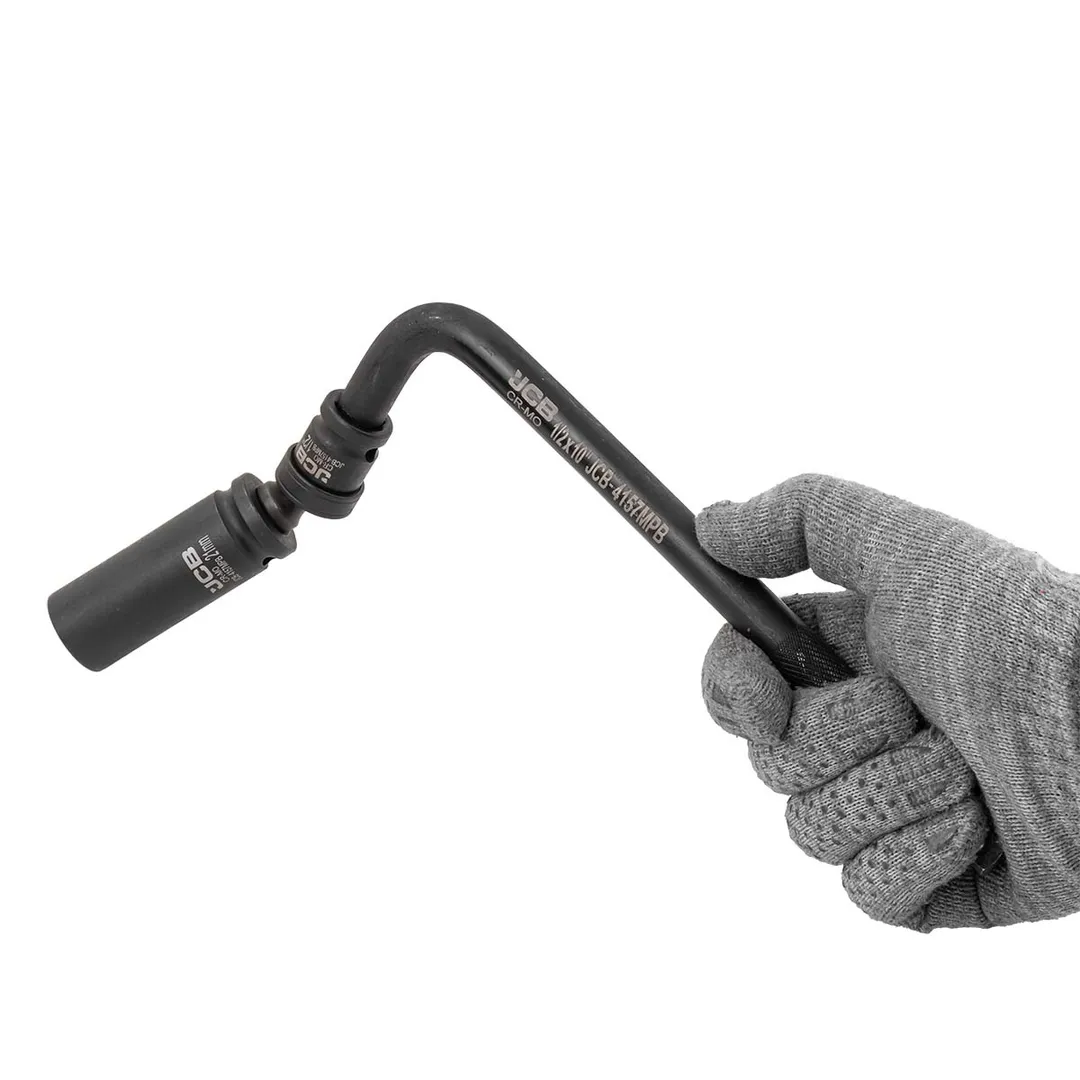 Набор ударных головок глубоких 15 пр., 1/2'', 6-гр. 10-32 мм в ложементе JCB JCB-4157MPB