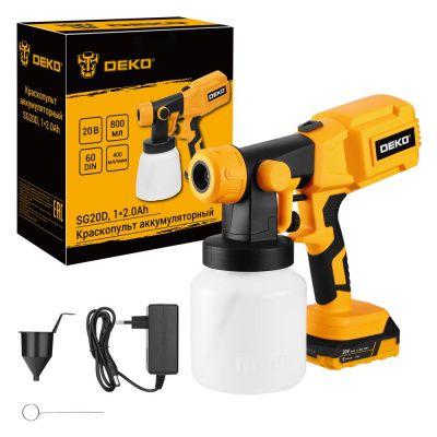 Краскопульт аккумуляторный SG20D DEKO 081-1072