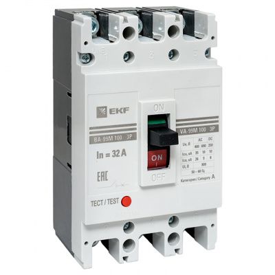 Выключатель автоматический ВА-99М 100/32А 3P 35кА EKF mccb99-100-32m