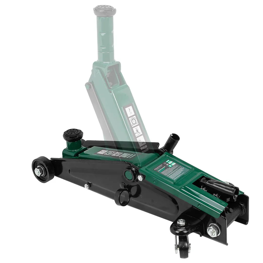 Домкрат подкатной гидравлический 3 т, с механизмом быстрого подъема и сменной надставкой, 150-530 мм RockForce RF-T83006B