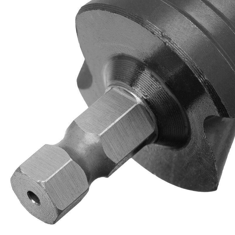 Сверло ступенчатое, 9-12-15-18-21-24-27-30-33-36 мм, Р6М5, 6-гр. хвостовик Denzel 723605