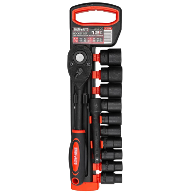 Набор ударных головок 10-24 мм 1/2'' 6-гр 12 пр BaumAuto 012-5K