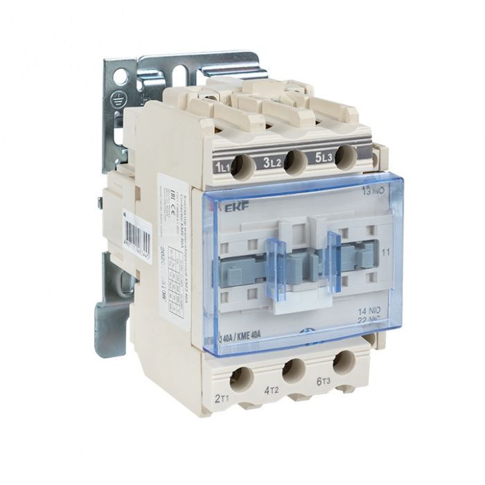 Контактор КМЭ малогабаритный 40А 220В NO+NC EKF PROxima ctr-s-40-220