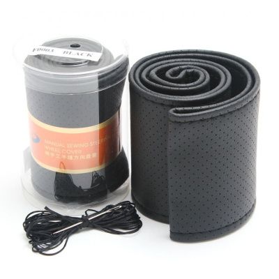 Чехол руля зашивающийся F-0003 Black