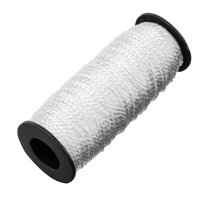 Шнур крученый капроновый, 2 мм, L 50 м катушка, 70 кгс Россия Сибртех 93964