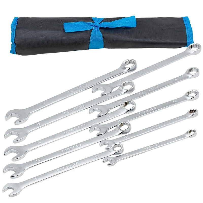Набор ключей комбинированных удлиненных 10 пр. 8-19 мм Forsage F-5101L