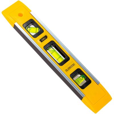 Уровень строительный Deli YS EDL290230, 230 мм, магнит