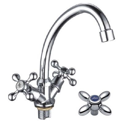 Смеситель для кухни, цинк, хром Ledeme L4927