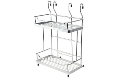 Корзина на трубу d16 двойная CWJ216B хром AKS 11317