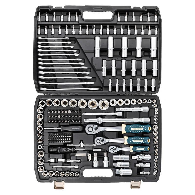 Набор инструментов 216 пр. 1/4"&3/8"&1/2", 6-гр. RockForce RF LIGHT-38841