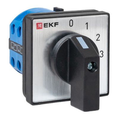 Переключатель кулачковый ПК-1-101 10А 1P «0-1-2-3» EKF PROxima pk-1-101-10