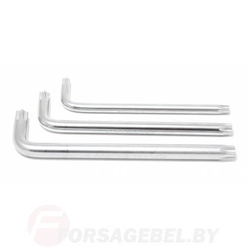 Г-образный экстра-длинный ключ Torx с отверстием Forsage F-767...XL