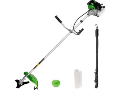 Мотокоса BC-210 с ножом и головкой, 2.1 кВт, косильная головка, нож 3 зуб., ремень однолямочный DGM DG2111-1