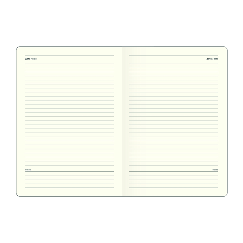 Ежедневник недатированный "Fleur", А5, 320 страниц, молочный