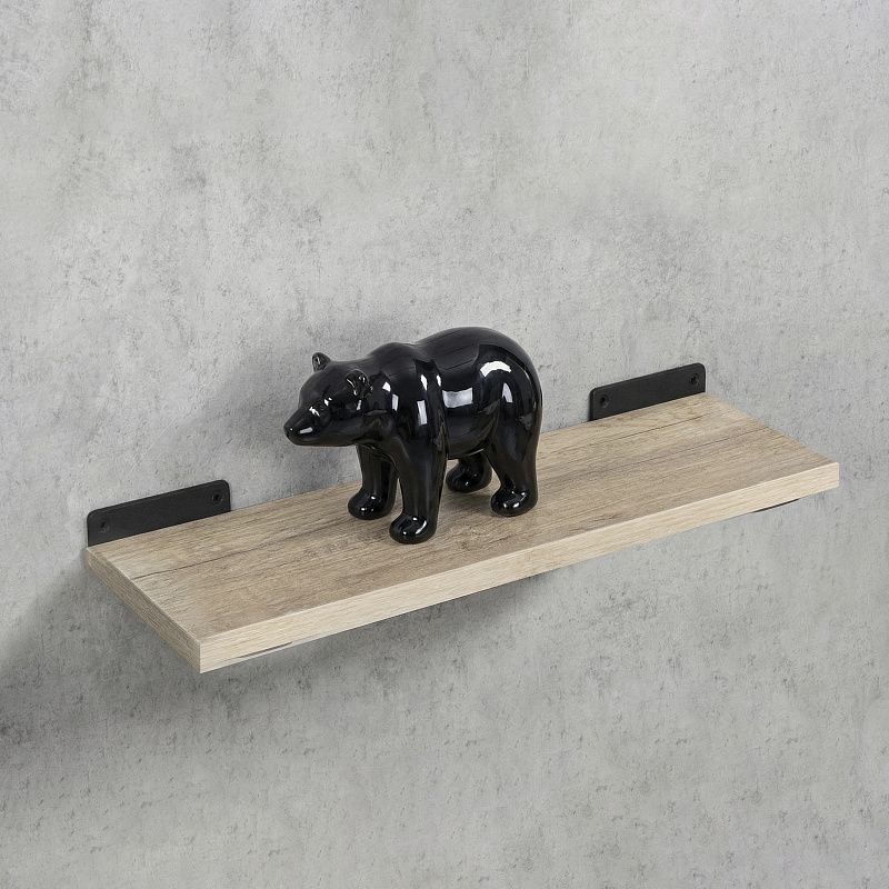 Полкодержатель мет. MAST 250*100*40*5 черный AKS 124302