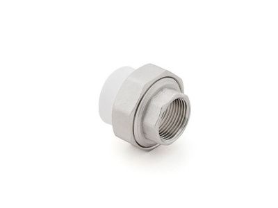 Американка ПП, внутренняя резьба 25х3/4", белая РосТурПласт 10619