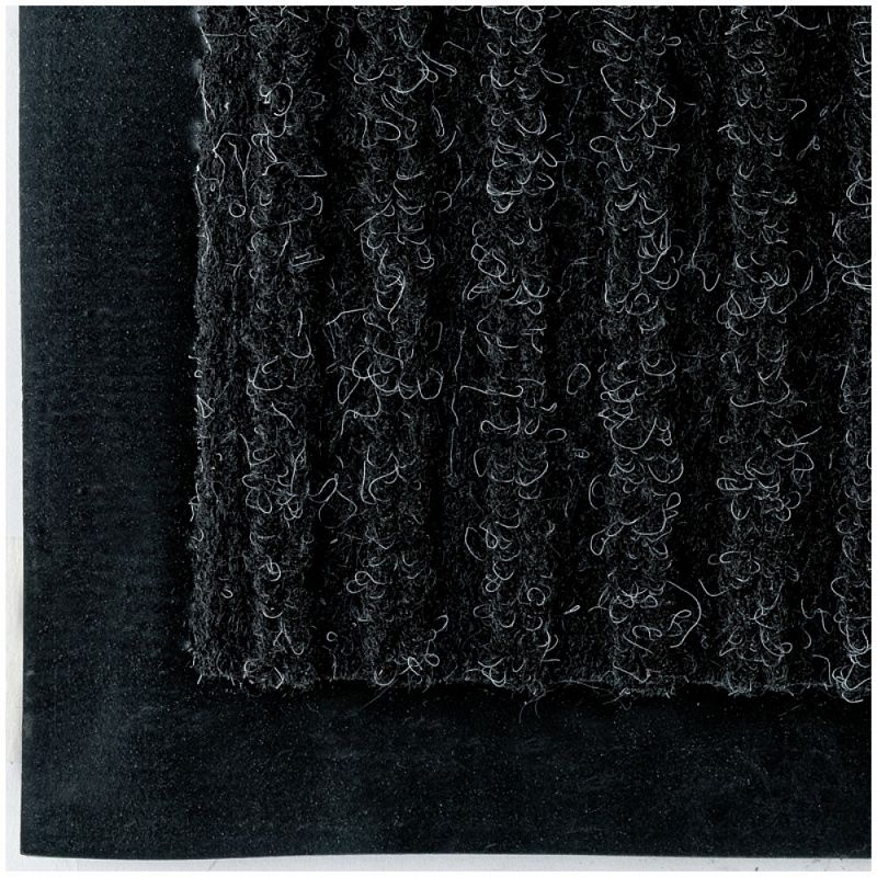 Коврик придверный "OfficeClean", 40х60 см, ребристый, черный