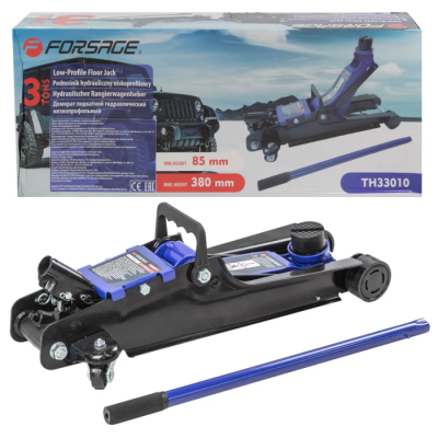 Домкрат подкатной гидравлический 3 т низкопрофильный, 85-380 мм Forsage F-TH33010