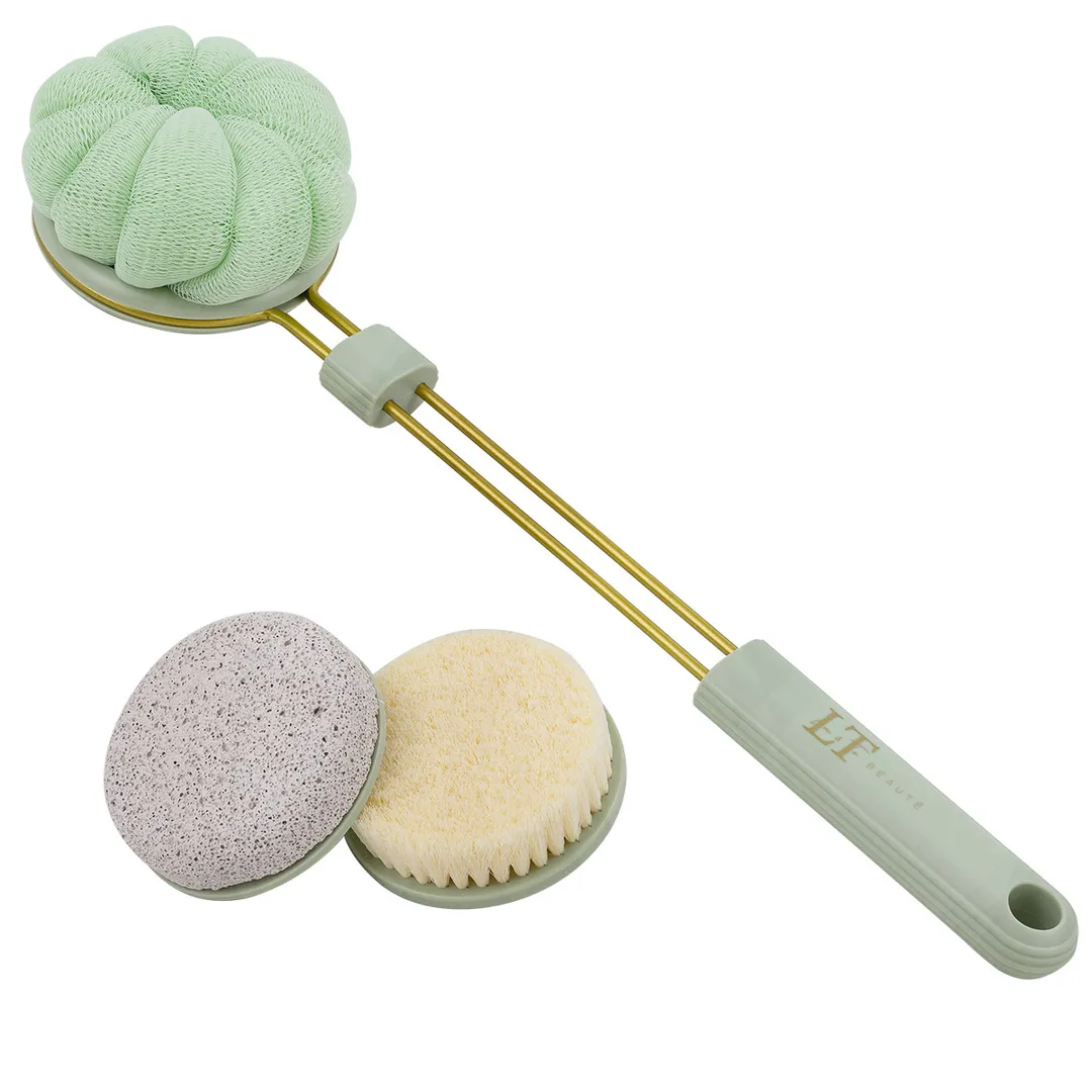 Набор банных принадлежностей по уходу за телом, для взрослых La and Te beaute LT-BCA1(салатовый)