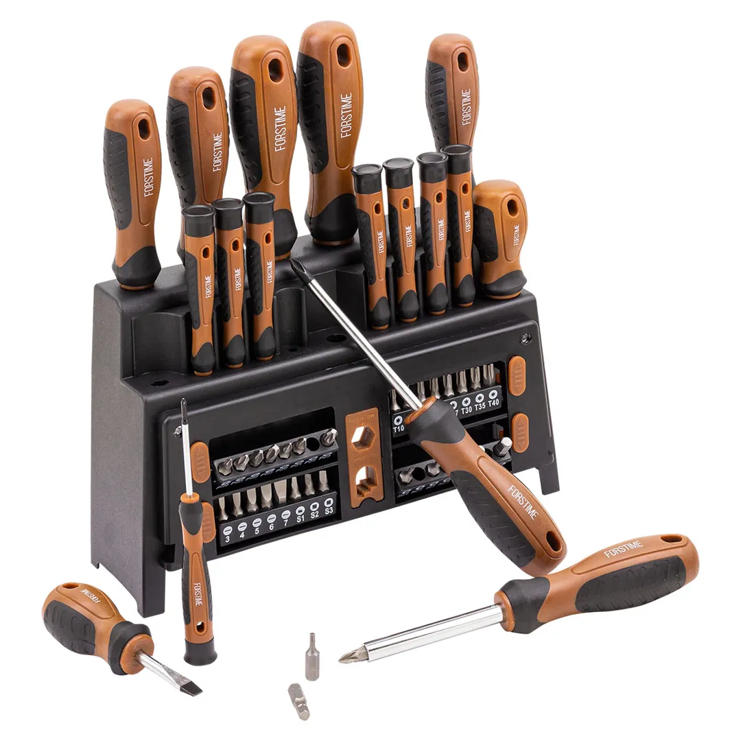 Набор отверток SL, PH, отверток для точных работ SL, PH, Torx, биты SL, PH, PZ, Torx, HEX, Square Head 50 пр FORSTIME FT-7050